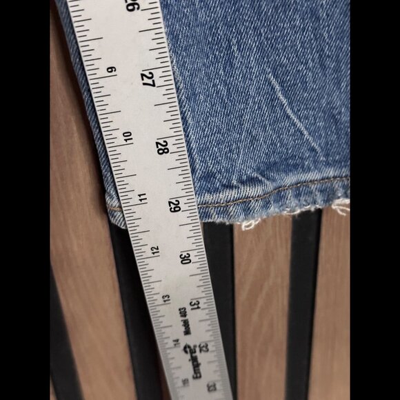 Abercrombie & Fitch Jeans 25 / 0 Short Blue 70s Vintage Flare Ultra High Rise - Picture 5 of 8